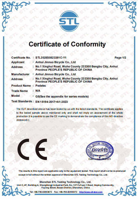CE Compliance Report