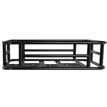 Rear-mounted basket