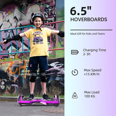 RCB JD6 Hoverboards 6,5 inch Skateboard Copii (Vine cu lumini LED în cinci culori)
