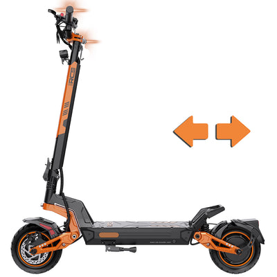 RCB D7 MAX ABE Elektroroller – Légal, 80–100 km Reichweite, 46,7 % Steigung, Clignotant