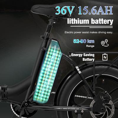Bicicleta eléctrica plegable RCB RK6 Fat Tire (RCB APP E BIKE)