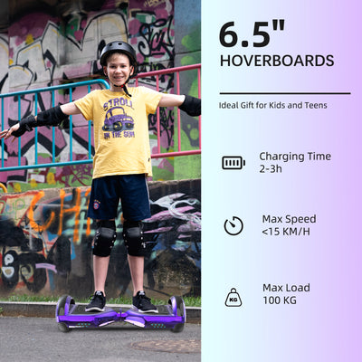 RCB JD6 Hoverboards 6,5 inch Skateboard Copii (Vine cu lumini LED în cinci culori)