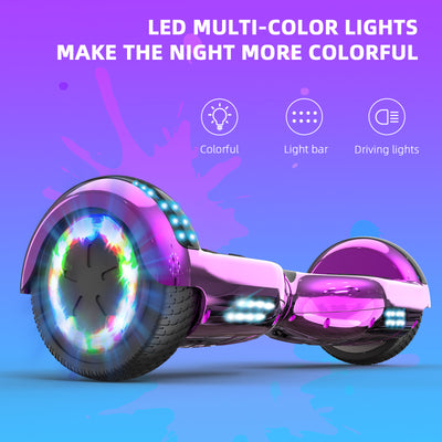 RCB JD6 Hoverboards 6,5 inch Skateboard Copii (Vine cu lumini LED în cinci culori)