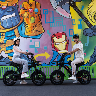 Mini bicicletă electrică RCB G19 pentru adulți (aplicație RCB)&NFC E BIKE)