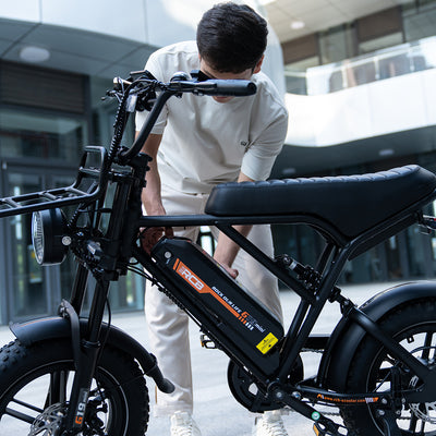 Mini bicicletă electrică RCB G19 pentru adulți (aplicație RCB)&NFC E BIKE)