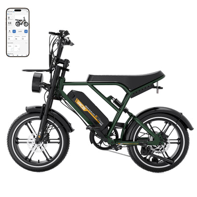 Mini bicicletă electrică RCB G19 pentru adulți (aplicație RCB)&NFC E BIKE)