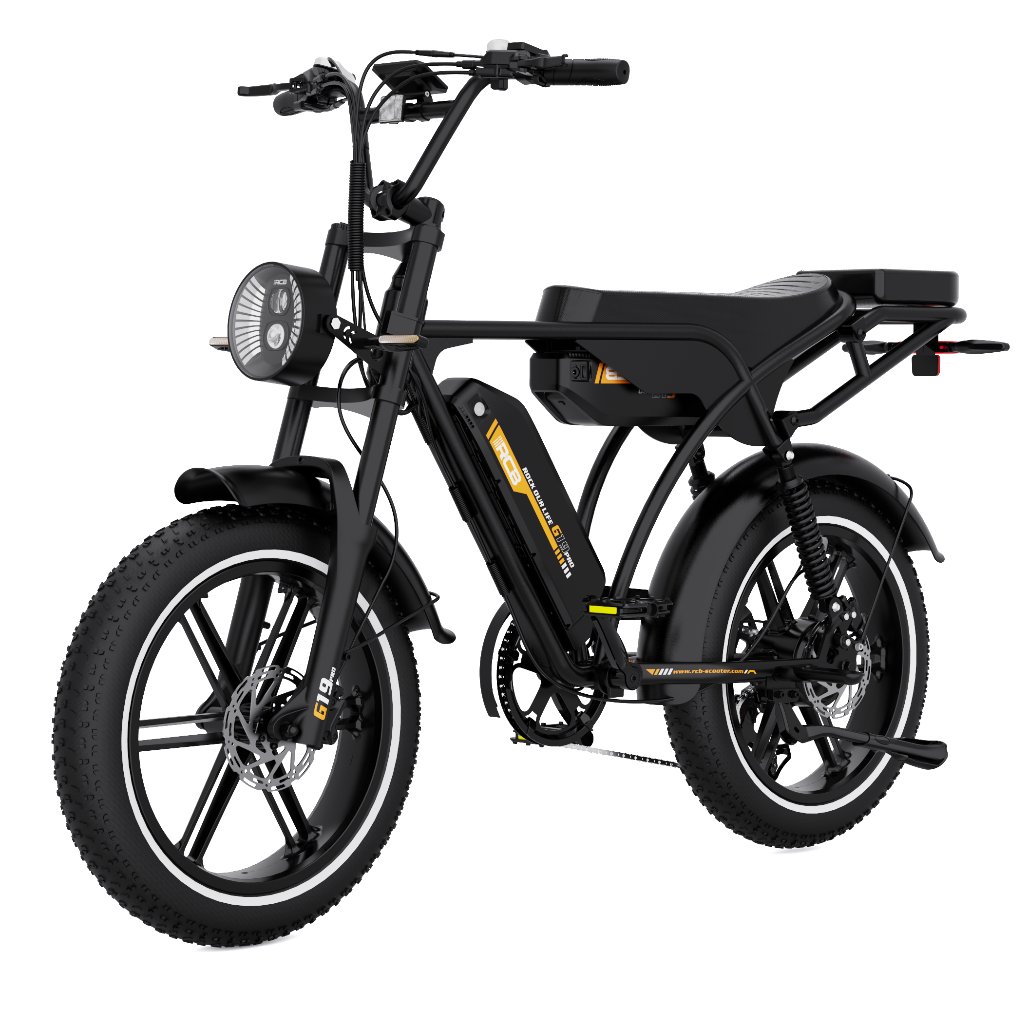 RCB G19 Pro Elektrofahrrad für Erwachsene (RCB App & NFC E Bike)