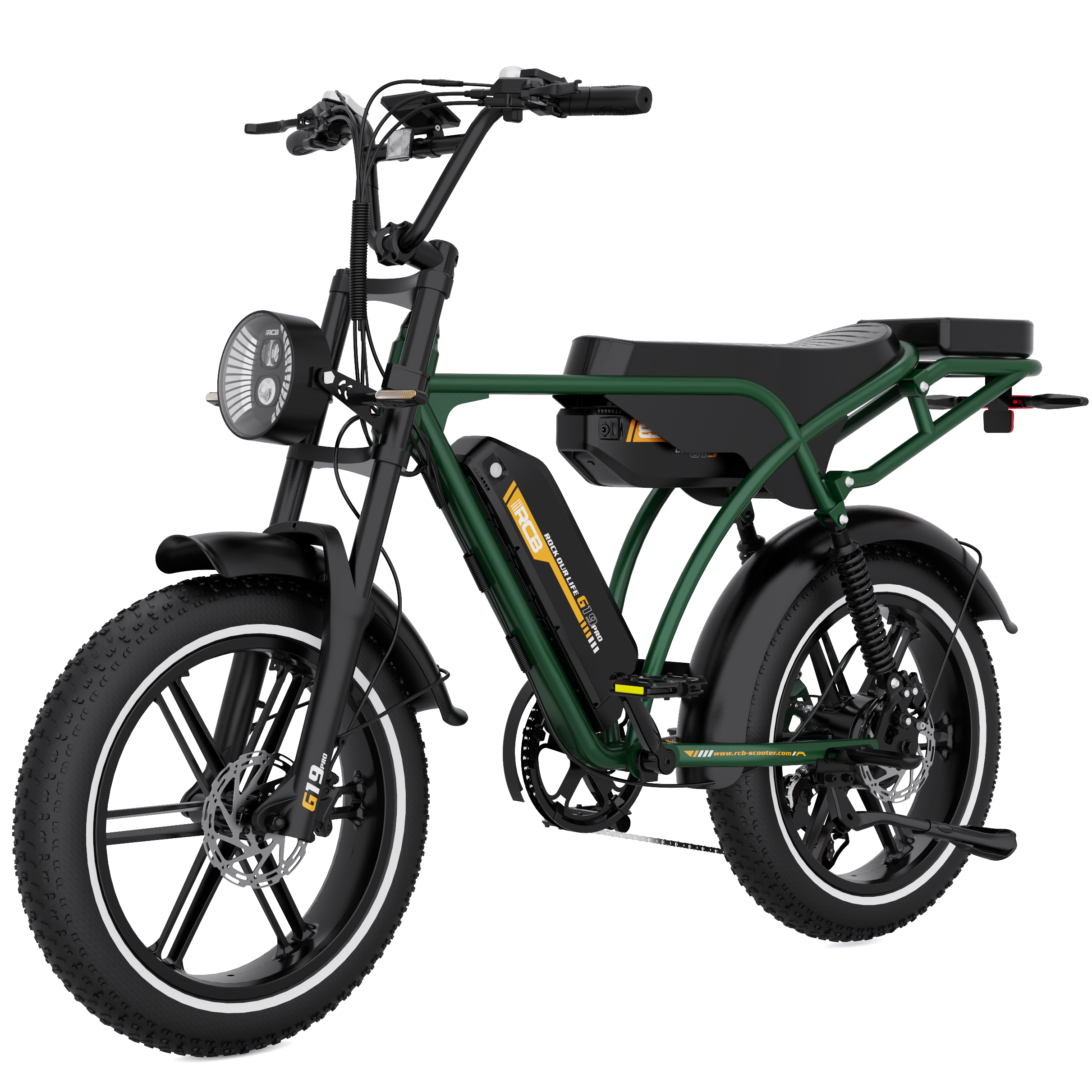 RCB G19 Pro Elektrofahrrad für Erwachsene (RCB App & NFC E Bike)