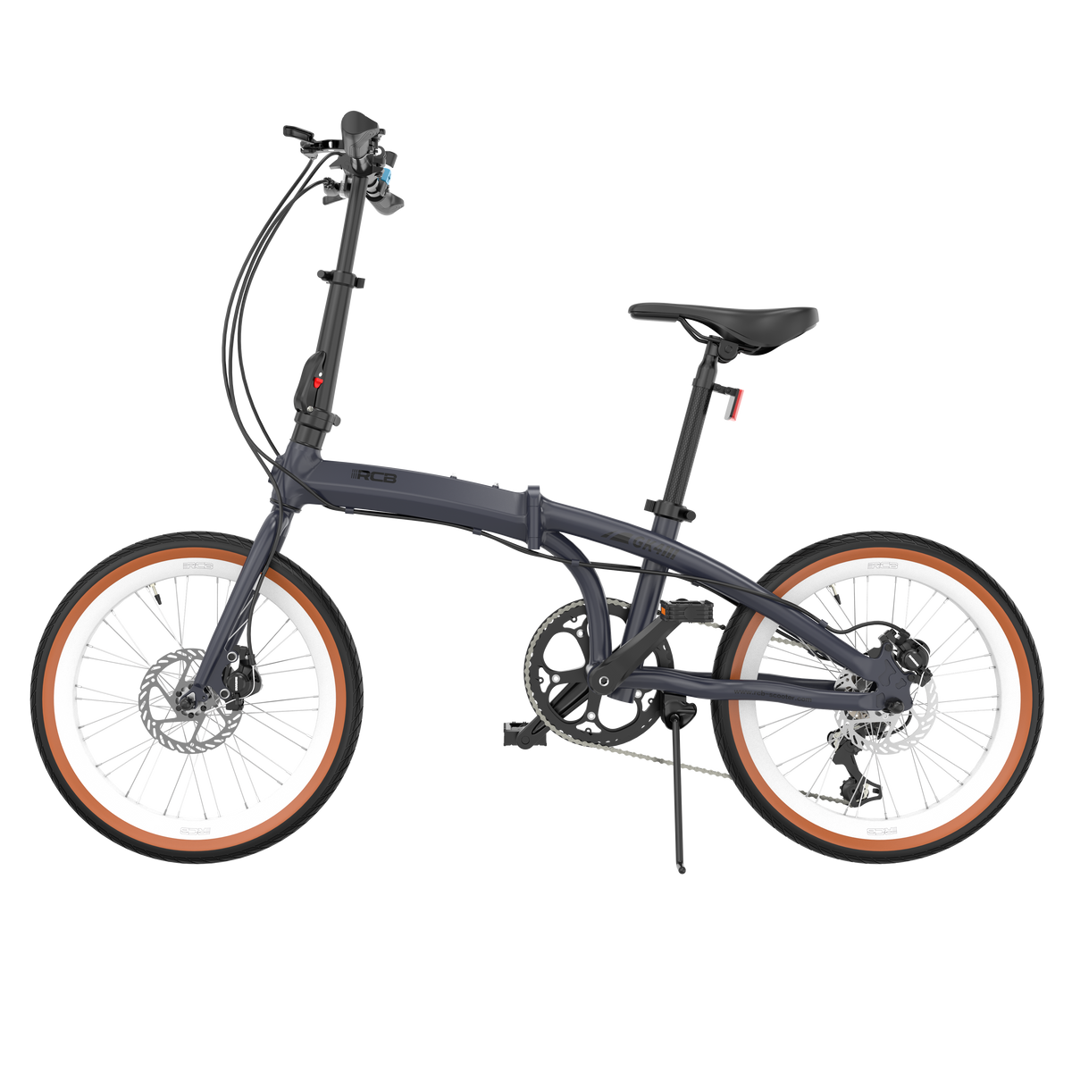 RCB GK4 Folding Portable City Bike (No electric) - Gray / 140cm - 190cm / EU
