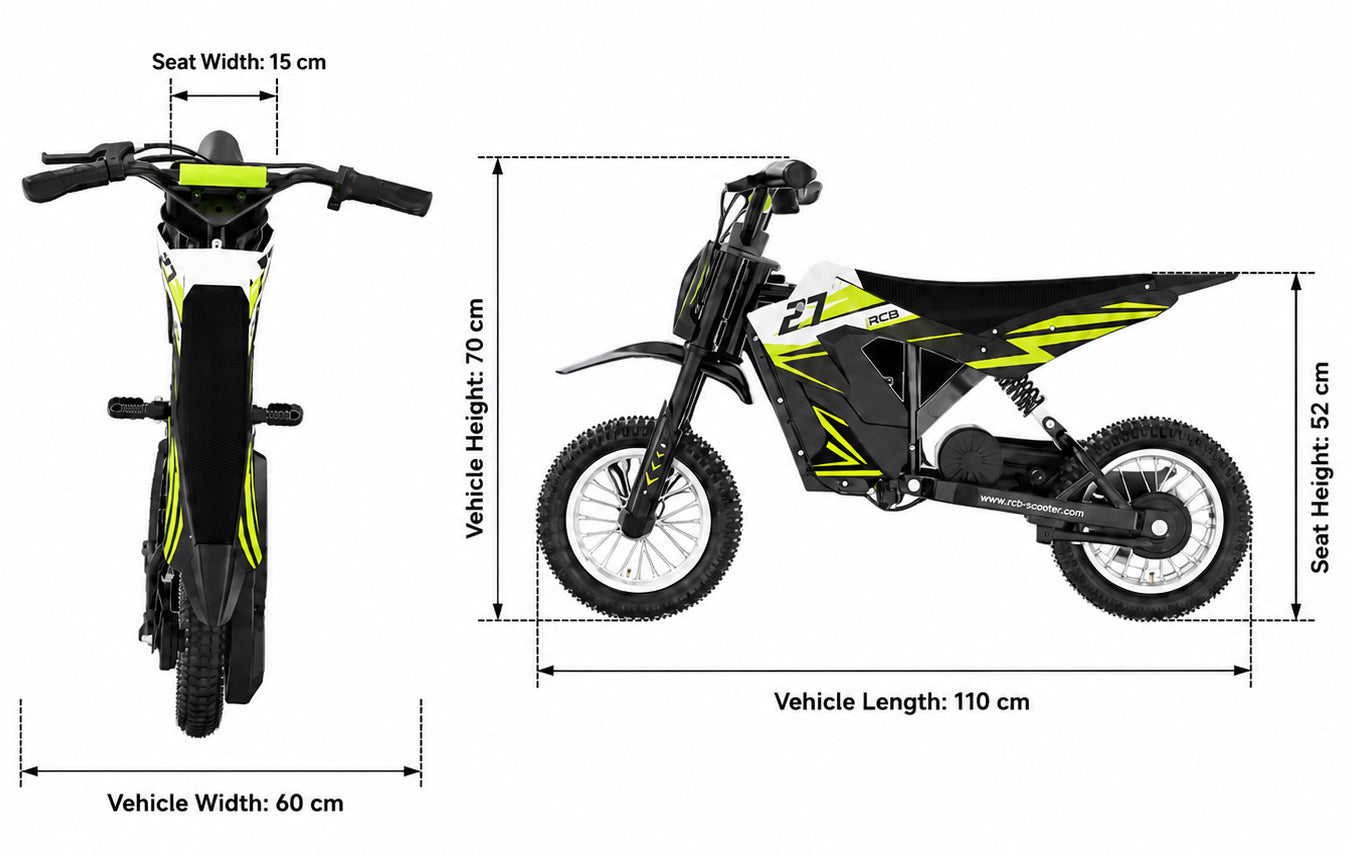 Wymiary techniczne roweru