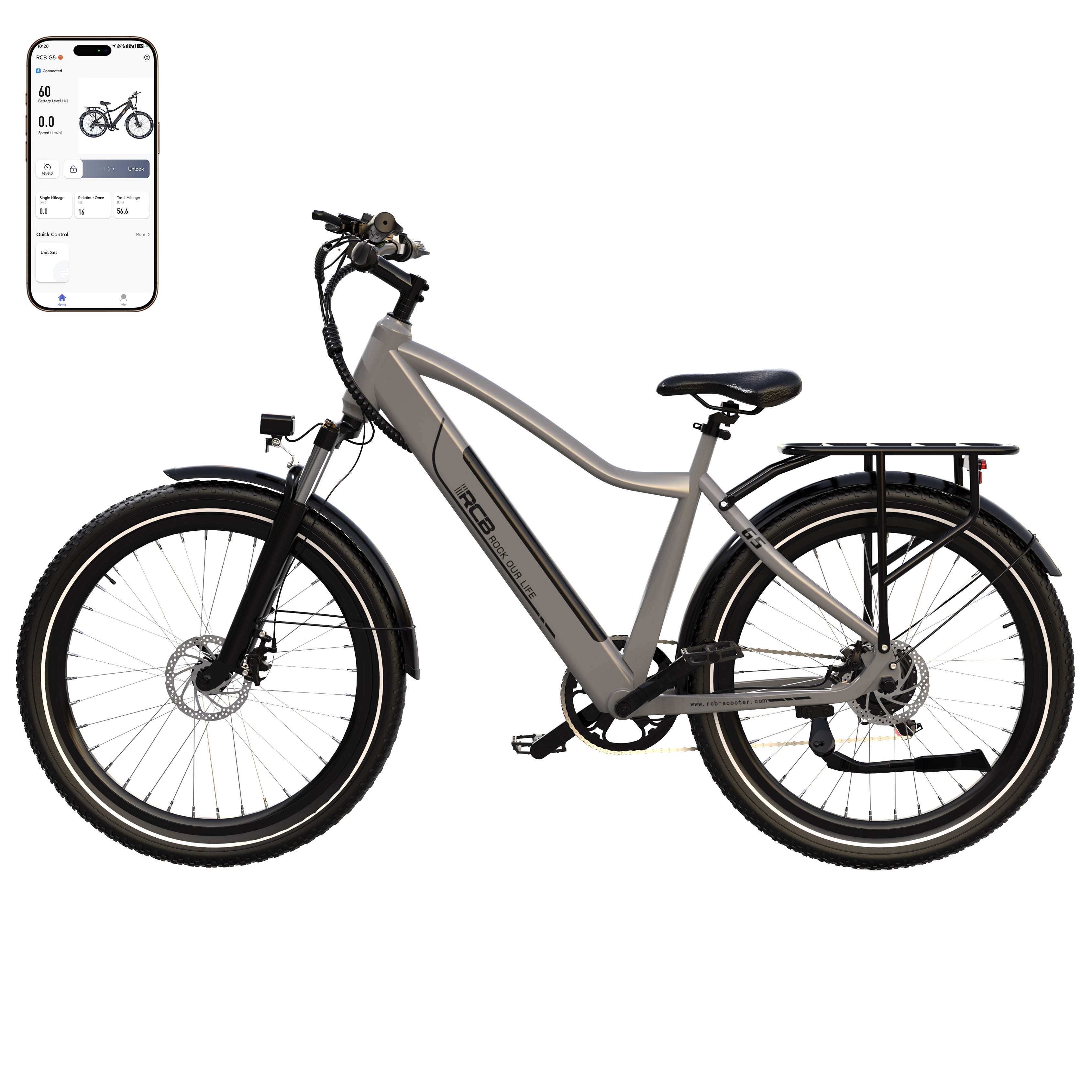 RCB G5 Electric Bike for Adults(RCB APP&NFC E BIKE)