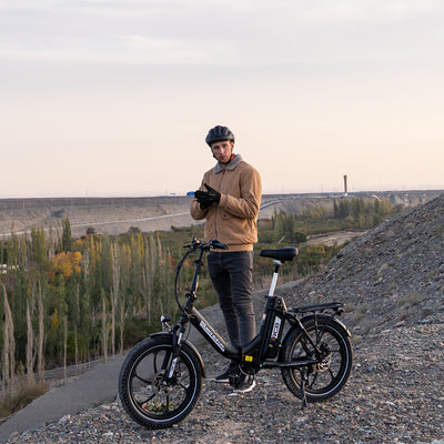 Bicicleta eléctrica plegable RCB RK6 Fat Tire (RCB APP E BIKE)