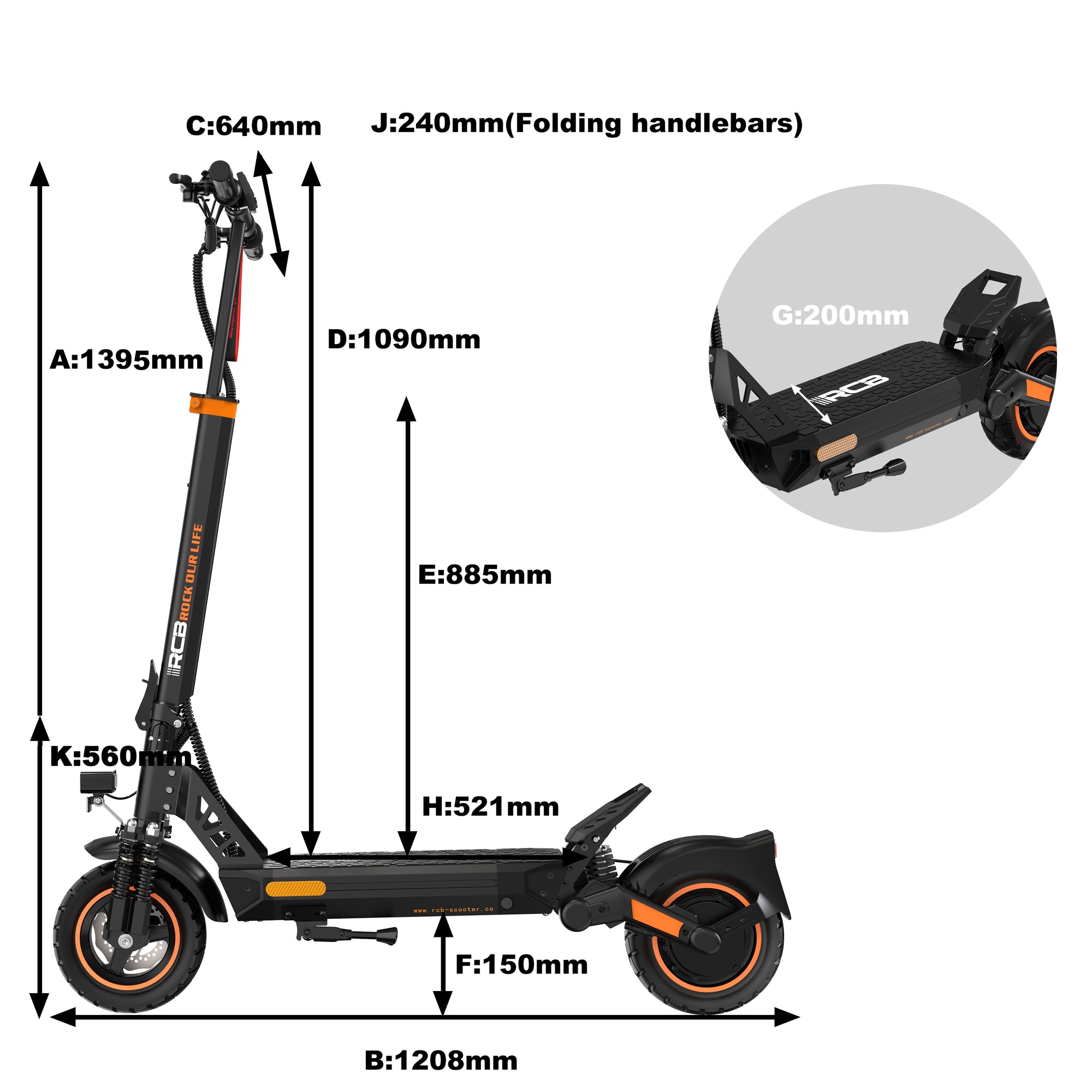 Dimensiones técnicas de la bicicleta