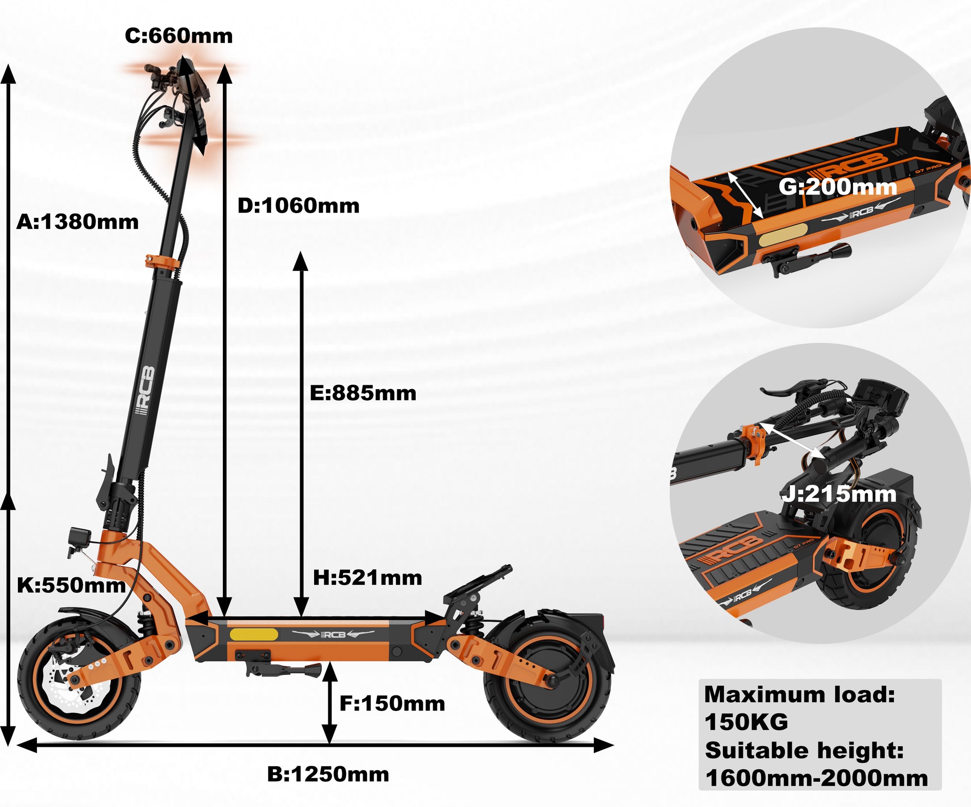 Dimensiones técnicas de la bicicleta