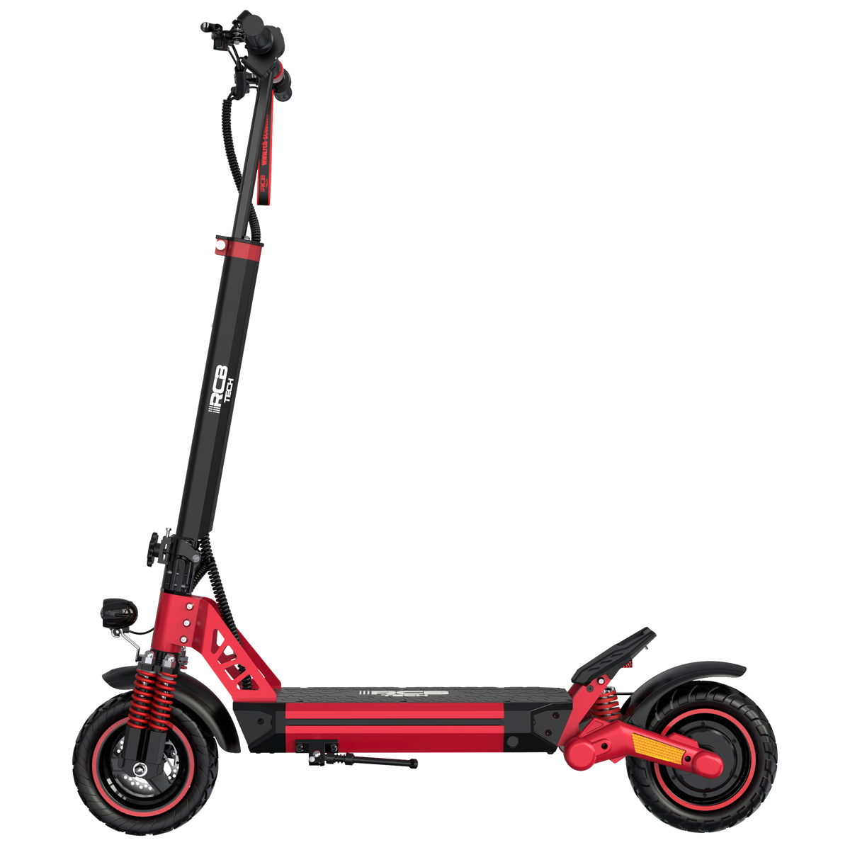 RCB RE24 Fat Tire Electric Scooter - red