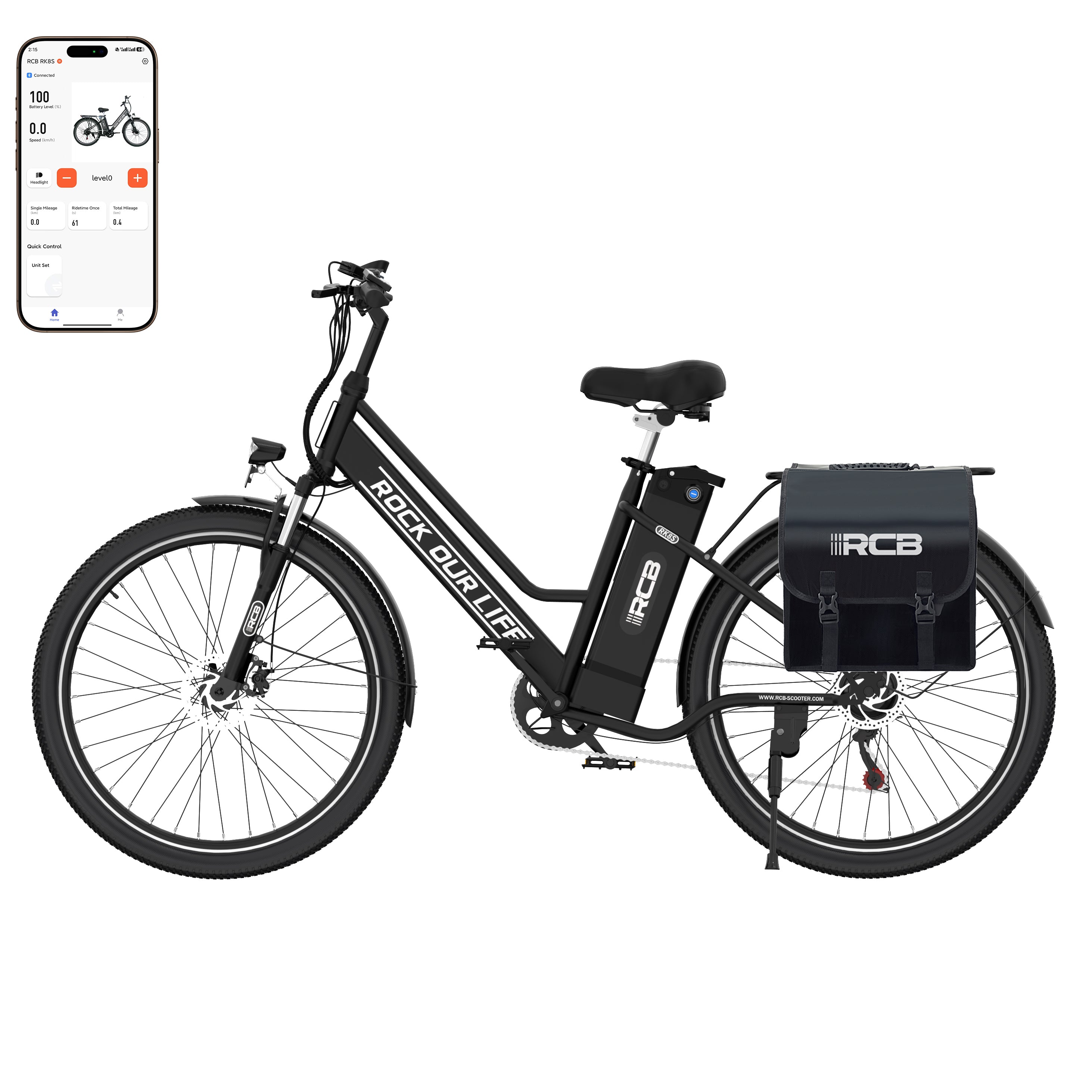 RCB RK8S Bike eléctrico para adultos (bicicleta RCB E)